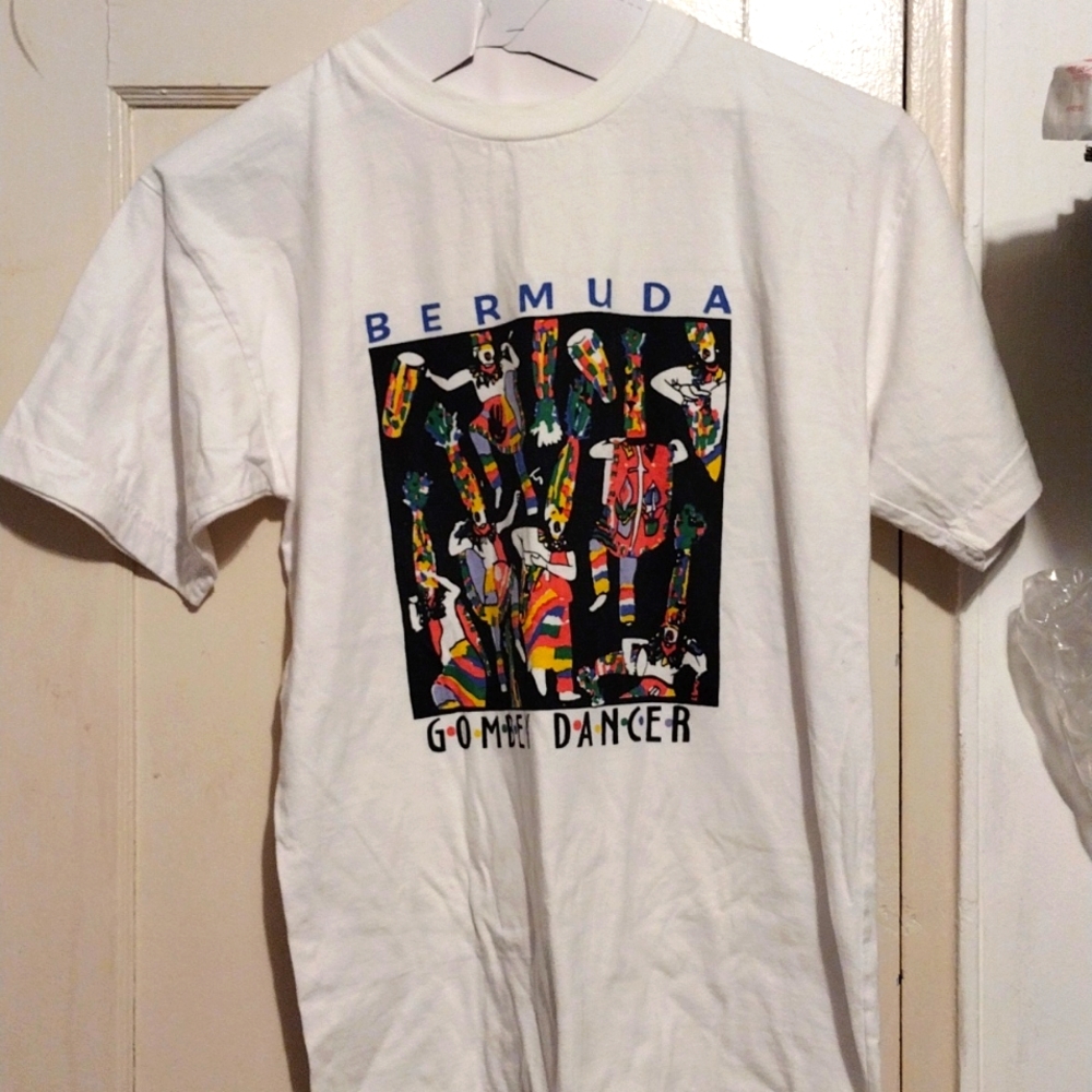 Vintage Bermuda Gombey Dancer Tee size Medium